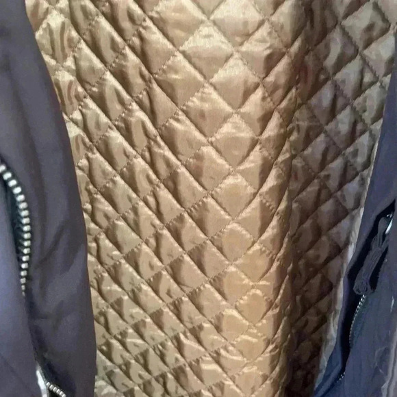 LANDS’ END Women’s Lined Coat w/ Fur Collar - Picture 11 of 12